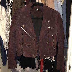 AKIRA Genuine Suede Leather Jacket